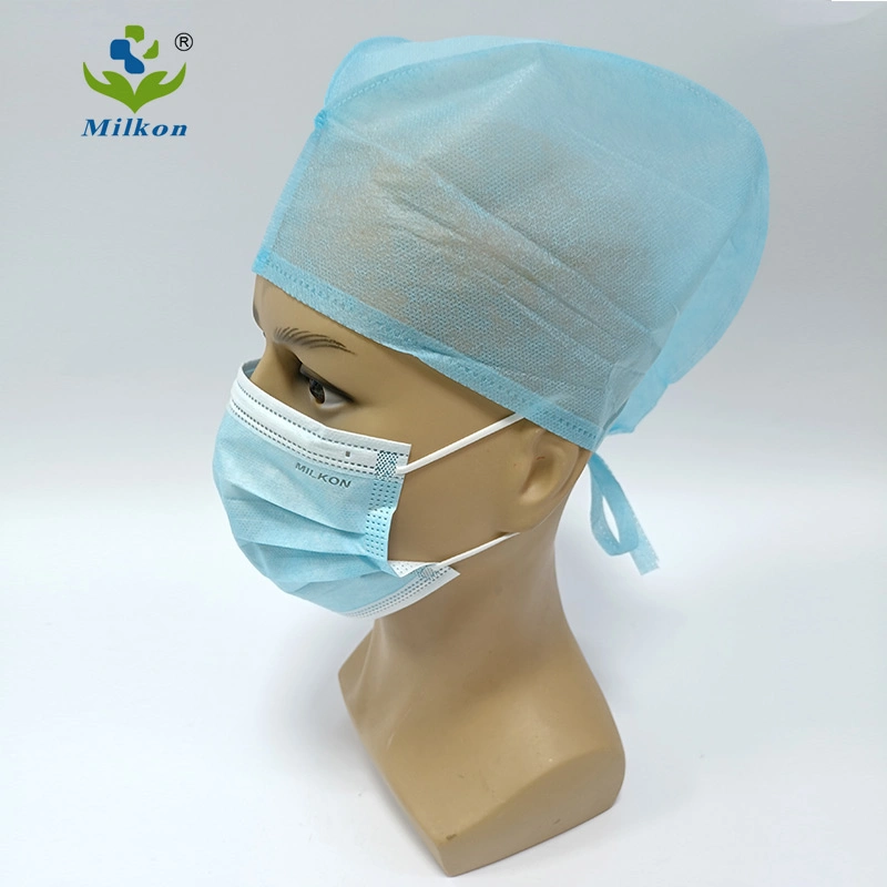 Disposable Hair Net Cap PP Non Woven Clip Cap Bouffant Cap Mop Cap